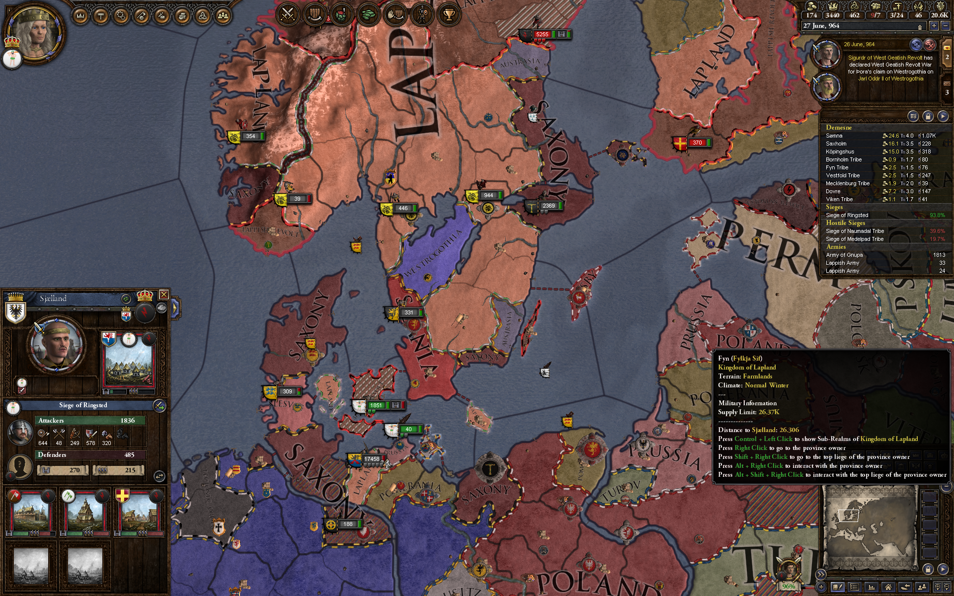 crusader kings 2 gavelkind